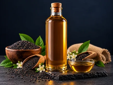 Cold-Pressed Black Sesame Oil  (500ml)