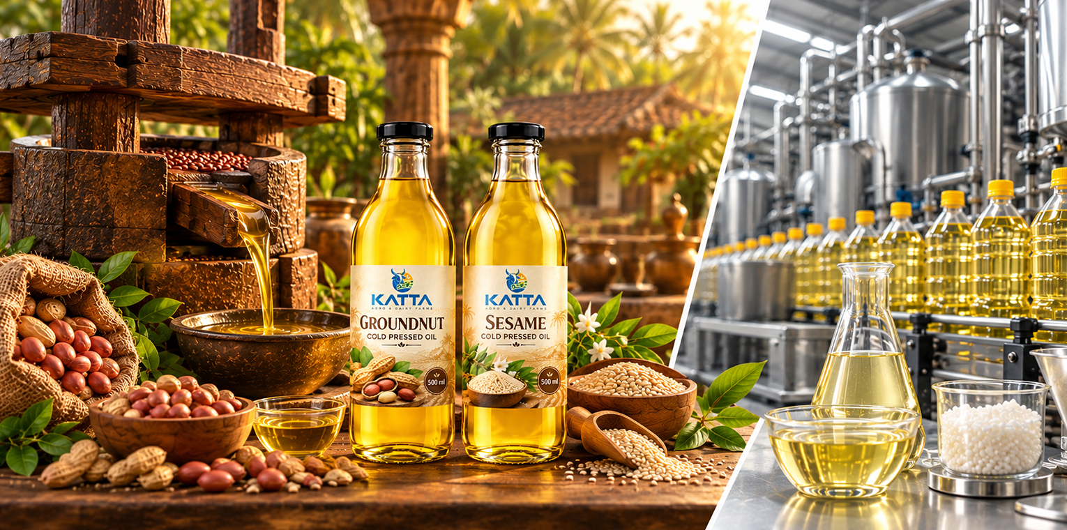 Cold-Pressed Oil vs Refined Oil key differences